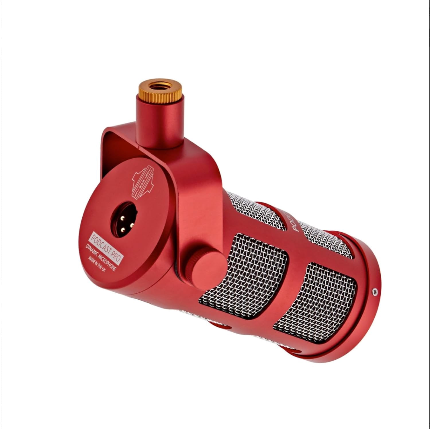 Sontronics Podcast Pro - Dynamic Podcast / Streaming / Broadcast / Gaming Microphone. Red