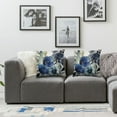 thumbnail image 3 of Nawypu  Watercolor Flowers Throw Pillow Covers 2pcs Roses Peonies Floral Grey White Indigo Blue 2pcs Cushion Cases Decorative Pillow Cases for Couch Sofa Bedroom, 3 of 6