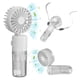 thumbnail image 2 of ¡Campaña con descuento!Ventilador portátil de nebulización de mano, ventilador de nebulización de agua con rociador recargable con batería plegable, 4 velocidades, pequeños ventiladores de refrigerac, 2 of 7