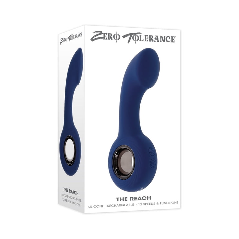 Zero Tolerance Reach Rechargeable Silicone Anal Sex Toy, Blue - Walmart.com