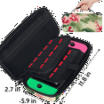 thumbnail image 3 of Herdesigns Tropical Leaf Palm Leaves Floral Carrying Case for Nintendo Switch 2 with 20 Game Card Slots, Portable Travel Carry Case for Accessories and Console, 3 of 8