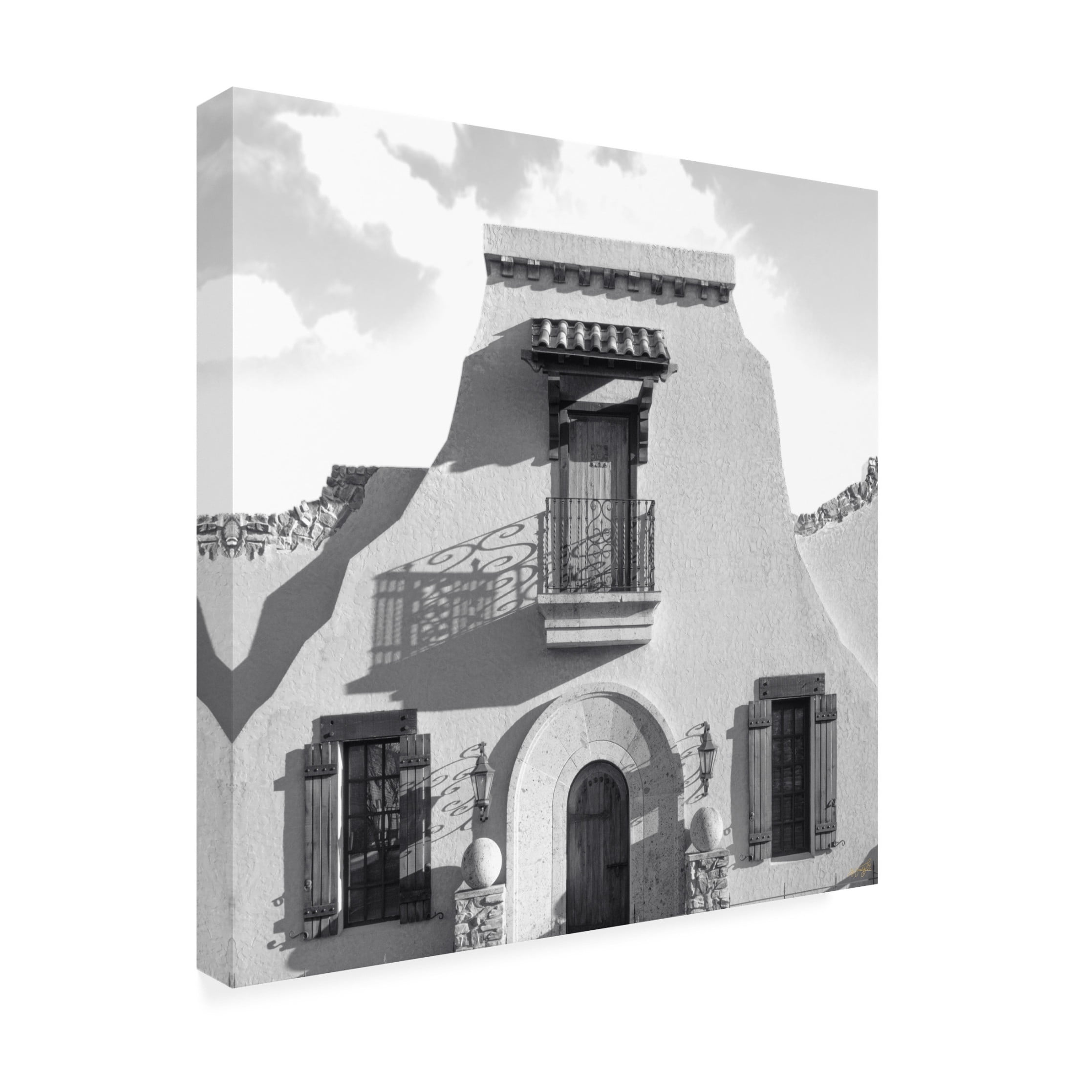 Canvas Wall Art - Life BeautifuLEE 'Old World Glamour' Wall Art for Living Room, Bedroom, or Office Décor by Trademark Fine Art - 18 x 18 Inches