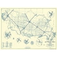 thumbnail image 3 of Highway Dept 24x19 Black Modern Framed Museum Art Print Titled - San Patricio Texas Highway - Highway Dept 1936, 3 of 5