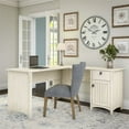 thumbnail image 2 of Salinas L Shaped Desk with Storage in Antique White - Engineered Wood, 2 of 7