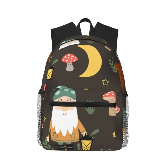 Balery Gnome Insect Frog Mochila para Mujeres y Hombres, Mochila Ligera Casual para Viajes, Mochila Clásica Básica para la Universidad