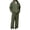 Army Green, variant on MXALUOB Track Suits for Men Waffle Knit Full Zip Hoodie with Pocket & Elastic Waist Open Bottom Pant 2 Piece Set Athletic Jogging Activewear