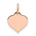 thumbnail image 1 of FB Jewels 14k Rose Gold Heart Disc Charm, 1 of 4