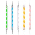 thumbnail image 1 of Juego de 5 uds de bolígrafos para punteo de uñas, pintura para esmalte de uñas, manicura, conjunto de herramientas para manicura, taladro de punto de Arte de uñas de doble punta, 1 of 5