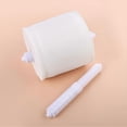 thumbnail image 2 of Toilet Paper Rolls 2pcs White Plastic Toilet Paper Roll Insert Spring Loaded Bathroom Replacement Rolls, 2 of 4