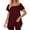 Summer Tops Red, variant on Womens Chiffon Tunic Tops, Short Sleeve Shirts for Women Summer Lightweight Casual Flowy Swing Square Neck Dressy Blouses