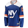 thumbnail image 2 of Men's Fanatics Mathew Barzal Blue New York Islanders Alternate Breakaway Jersey, 2 of 3