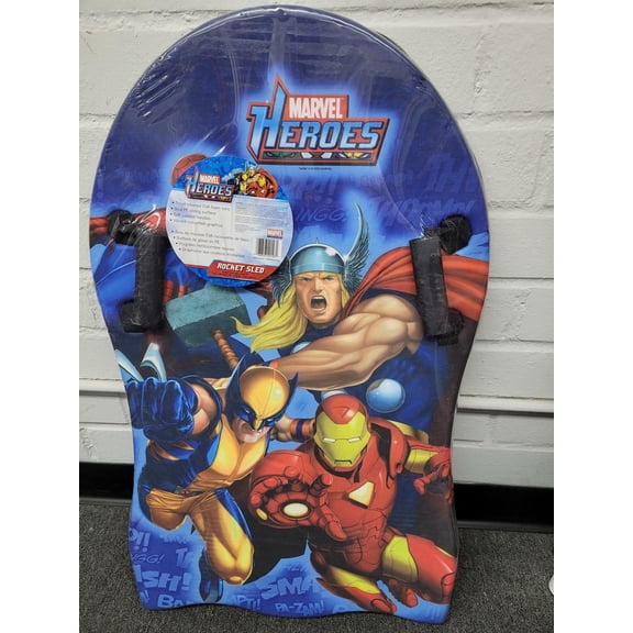 Marvel Heroes Rocket Sled Snow Slider - 34 Inches