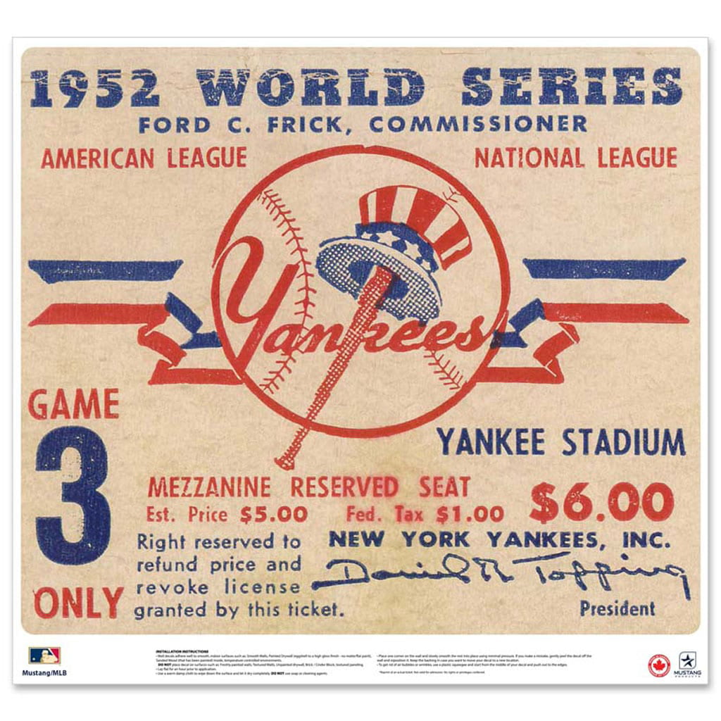 New York Yankees World Champion Tickets