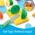 thumbnail image 4 of Learning Resources Pretend & Play Sliceable Fruits & Veggies - 23 Pieces, Boys and Girls Ages 3+, Food Play Set, Pretend Food For Toddlers, 4 of 6