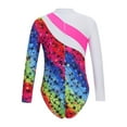 2024 Girls Gymnastics Leotard Tutu Dance Jumpsuit Kids Long Sleeve