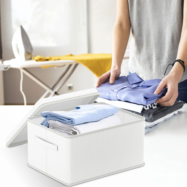 Baúles de almacenamiento, organizadores y cajas de almacenamiento para armarios, cajas para clasificar y guardar ropa, cajas grandes para guardar ropa, cajas plegables de PVC para armarios, cajas de a