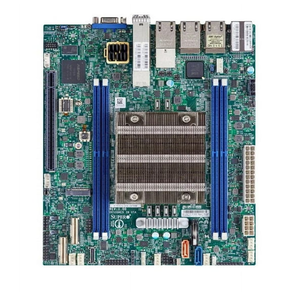 Supermicro X12SDV-8C-SPT8F Motherboard - Intel Xeon Processor D-2733NT - Single Socket FCBGA-2579 - LRDIMM DDR4 - Micro-ATX