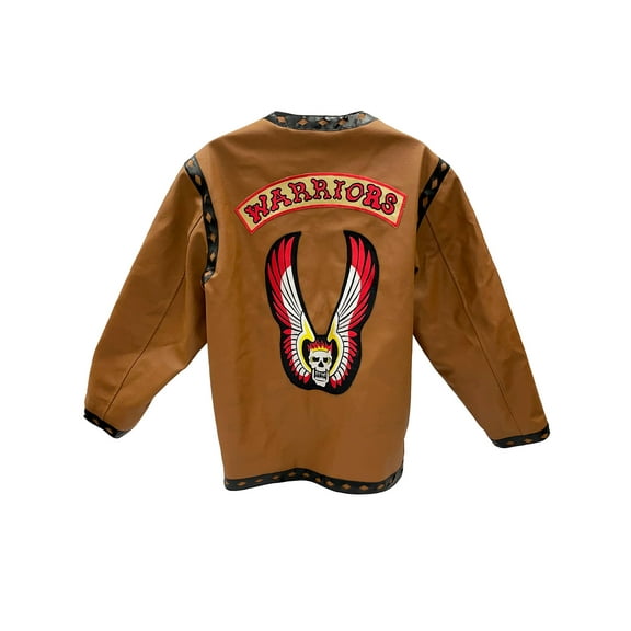 Warriors Faux Leather Jacket - Mens XL