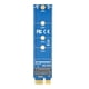 thumbnail image 1 of Tarjeta adaptadora NVME, lector de tarjetas de disco duro SSD, tarjeta de prueba PCI E 1X, accesorios de computadora para disco duro PCI E a NGFF M.2, 1 of 5