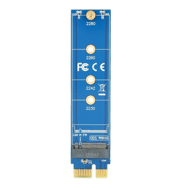 Tarjeta adaptadora NVME, lector de tarjetas de disco duro SSD, tarjeta de prueba PCI E 1X, accesorios de computadora para disco duro PCI E a NGFF M.2