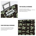 thumbnail image 5 of Naloa Skulls Gold Chains Dollar Elastic Suitcase Protector, Travel Suitcase Protector Cover Fits 18-32in Suitcase - Medium, 5 of 9