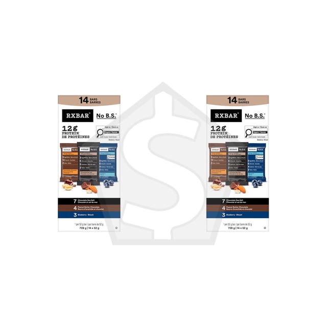 RXBAR Barre Protéinée Assortiment - Lot de 2