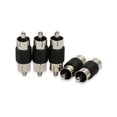 thumbnail image 2 of Rca Male To Male Rca Coupler Connector(4pcs, Black), 2 of 5