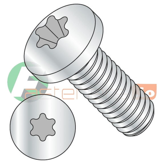 M5-0.8 x 35 mm Machine Screws / Six-Lobe (Torx) / Pan Head / Steel / Class 8.8 / Zinc / ISO14583 (Quantity: 2,500 pcs)