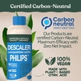 thumbnail image 2 of Solución descalcificadora y limpiador compatible con Roobi Philips. Especialmente formulado para máquinas de café expreso Philips. Kit descalcificador neutro en carbono. 2 usos por botella, paquete de, 2 of 9