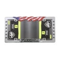 thumbnail image 3 of Auto Drive Freedom Automotive Metal License Plate Frame, 90136W, 3 of 9