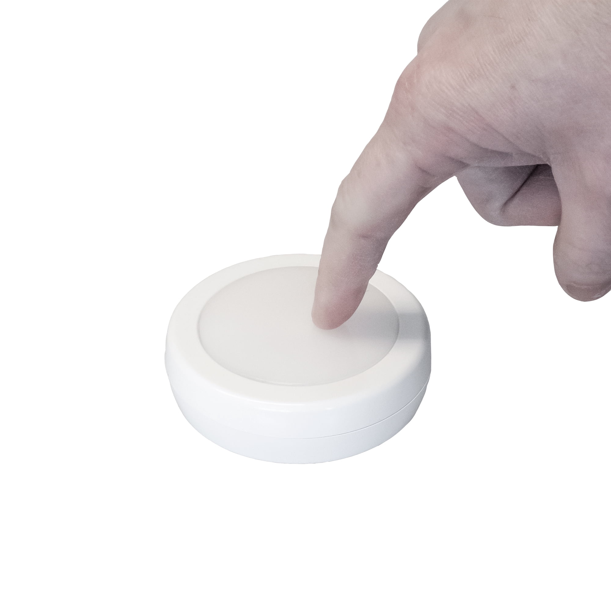 Westek BL-PCCT-W6 Adjustable White LED Puck Light with Remote and Batteries - 6 Pack