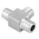 thumbnail image 1 of Conector De Tubería De 3 Vías, Conector De Tubería, Conector De Montaje De Tubería BSPT De 3 Vías Para Cable Antideslizante Transmisión De Alta Dureza De Agua, Gas, Aceite,, 1 of 8