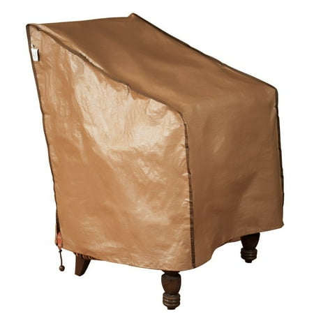 Front Porch Cover Abba Patio Outdoor Patio Single Porch Leisure Chair Cover, Water Resistant, 28'' L x 25'' W x 34'' H, Brown ()