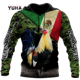 thumbnail image 3 of Sudadera con capucha yk2 de primavera y otoño con estampado 3D de tamaño completo para hombre y mujer, ropa de calle estilo Harajuku, sudadera unisex con hermoso gallo mexicano, 3 of 5