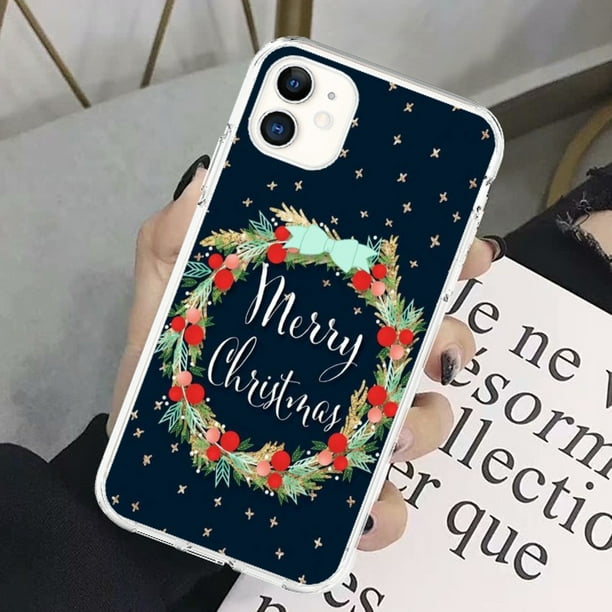 Merry Christmas Hard Tpu Aesthetic Phone Cases For Iphone X Xr Xs Xs Max 11 11pro Max 12 Mini 12 12 Pro 13 13mini 13 Pro 13 Pro Max Walmart Com
