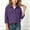 Purple, variant on Girls Corduroy Shirts Button Down Soft Casual Long Sleeve Kids Fall Shirts Khaki 6-14 Years
