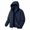 Navy, variant on Men's Hoodie Full Zip Up Hooded Jacket Sweatshirt Fleece Fall Winter Coat with Pocket