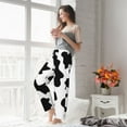 thumbnail image 6 of Picia Milk Cow Womens Soft Woven Cotton Elastic Waistband Sleep Pajama Pant Lounge Sleep Pant With Pockets And Drawstring-XX-Large, 6 of 9