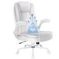 thumbnail image 3 of VITESSE Ergonomic Office Chair with Flip-up Armrests, Big and Tall Leather Executive Office Chair, High Back Lumbar Support Home Computer Desk Chair, Heavy and Duty Computer Chair, 3 of 7