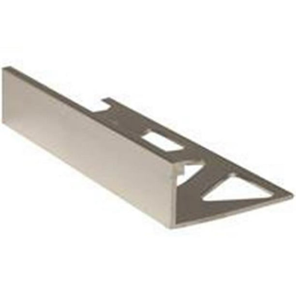 MD 222269 0.5 in. x 8 ft. Tile Edge & Trim, Bright Clear Pack of 10