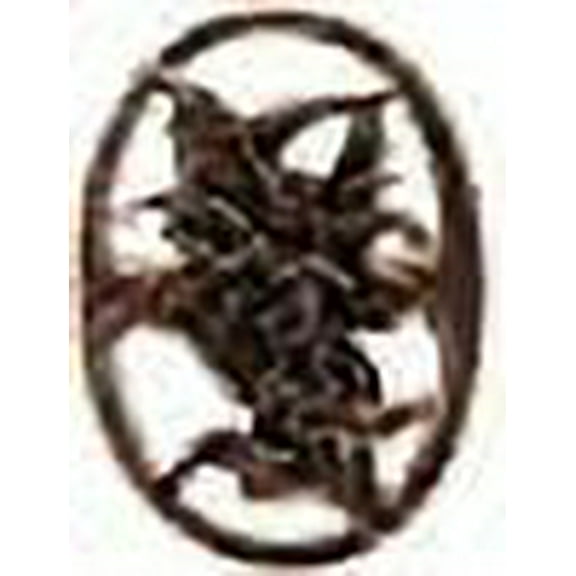 Size 9 Solid Copper Ring #CRI526 - 5/8 of an inch wide x 7/8 of an inch long