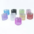 thumbnail image 3 of EHJRE 10PCS crystal rhinestone napkin holder self-adhesive wrap band black, 3 of 8