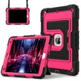 thumbnail image 2 of Case For iPad 7/8/9th Generation 10.2" (2019/2020/2021) Foldable Stand Protective Cover With Pen Holder and Shoulder Strap, 2 of 9