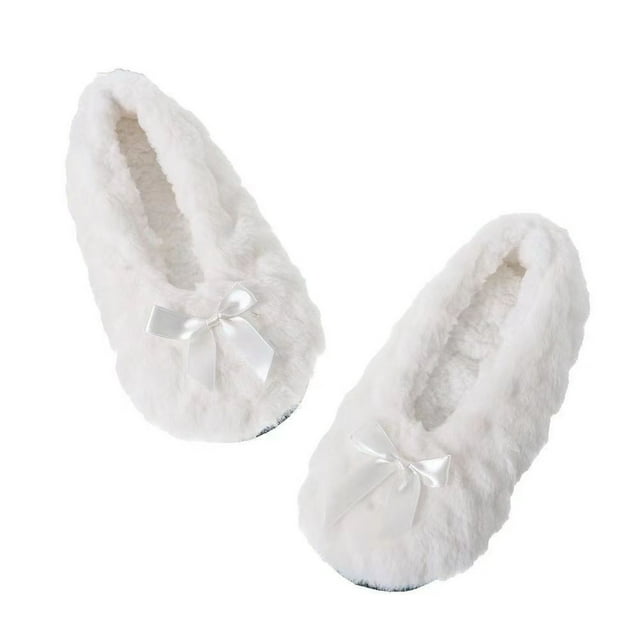 Harpily Thickened Velvet Slippers and Socks Sleep Non Slip Adult Warm Socks