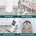 thumbnail image 5 of Findosom 3pcs Kitchen Rugs Set,Washable Boho Farmhouse Kitchen Mats for Floor,Non Slip Kitchen Floor Mat Carpet Runner Rugs for Entryway Hallway Laundry Home Decor 20"x32"+20"x47"+20"x59" Orange, 5 of 8