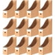 thumbnail image 1 of 12 Piezas Revistero, 26 cm x 9 cm Revistero de Cartón Kraft Caja de Almacenamiento de Documentos de Papelería Organizador de Archivos A4 Divisor para Almacenamiento Escolar en el Hogar, 1 of 5