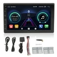 thumbnail image 1 of Navegador GPS para coche DVD CD reproductor Multimedia BT5.0 llamada de voz imagen inversa controles del volante para Android 10,1, 1 of 14