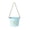 Blue, variant on Blue Blue Vintage Metal Hanging Pail For Flower Pot Wall Decoration Rustic Garden And Home Accent