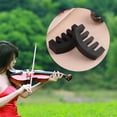 thumbnail image 2 of Silenciadores de Violín 5 Puntas Likrtyny Goma Negra 4/4, 2 of 8