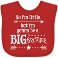 thumbnail image 3 of Inktastic So I'm Little, but I'm Going to Be a Big Brother Boys Baby Bib, 3 of 4